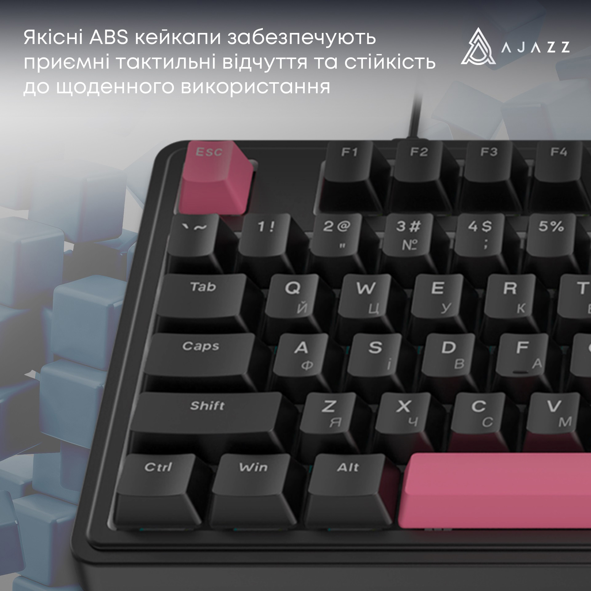 Клавіатура AJAZZ AK980 Red Switch Black/Red
