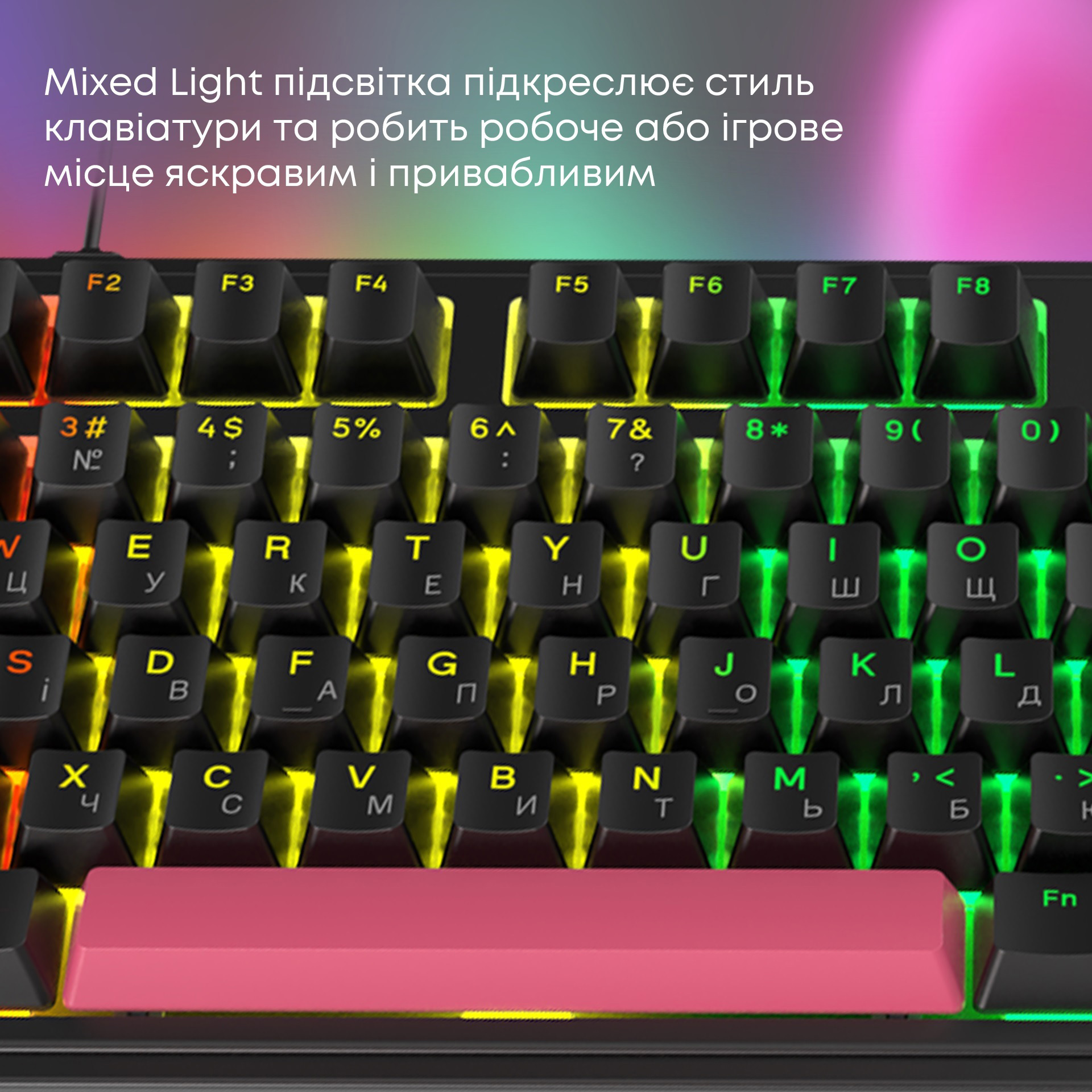 Клавіатура AJAZZ AK980 Red Switch Black/Red