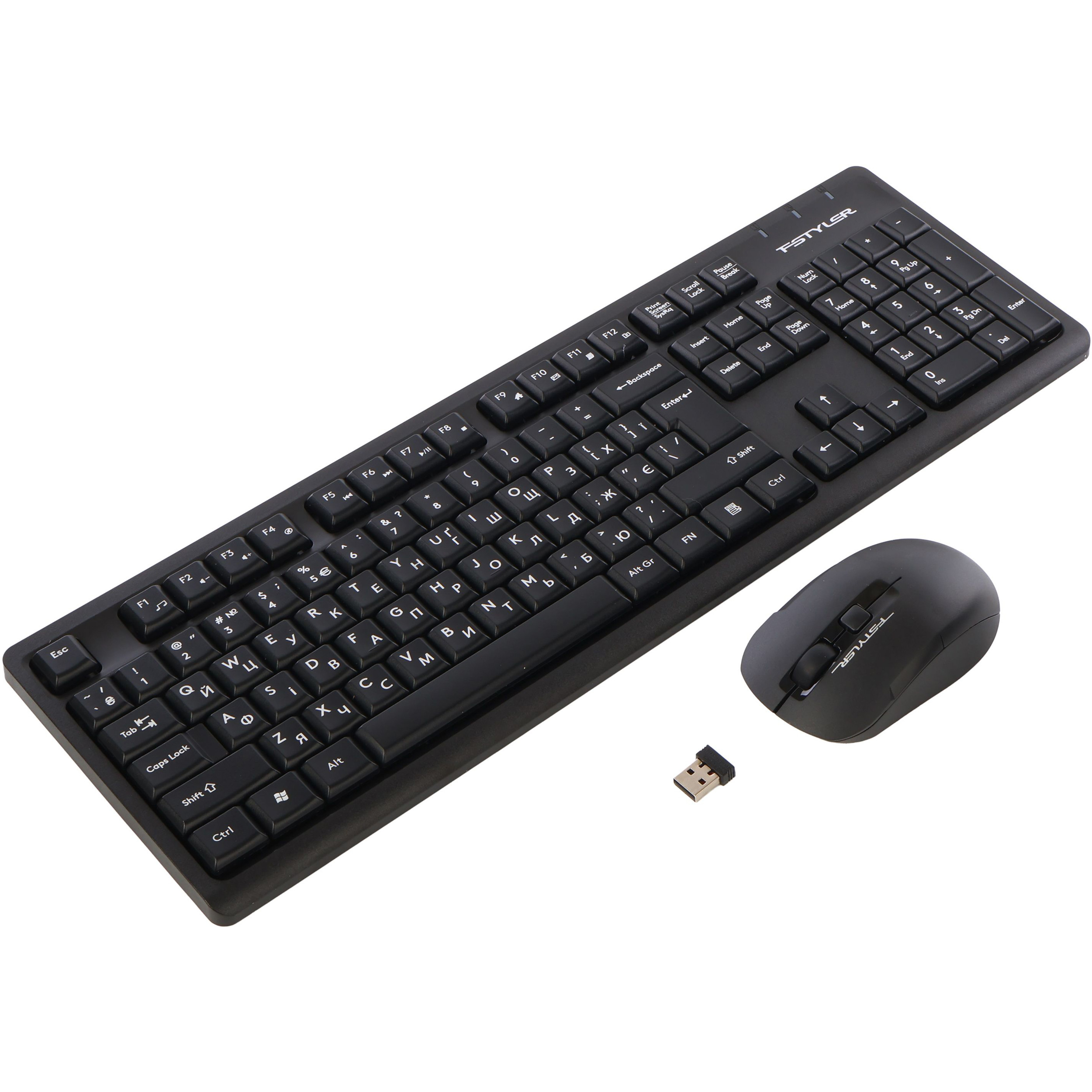 Комплект бездротовий A4TECH Fstyler FG1200 Black