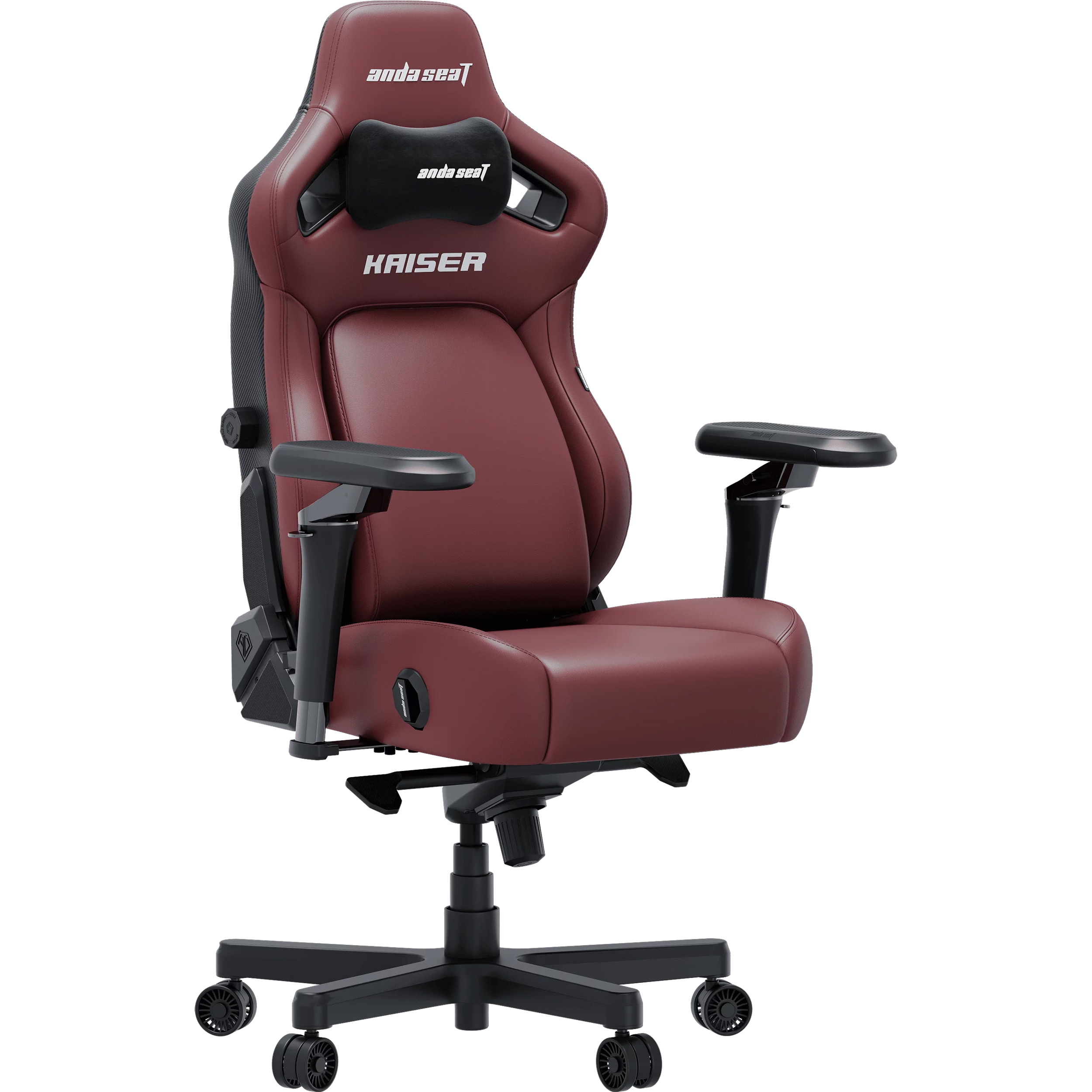 Крісло геймерське ANDA SEAT Kaiser 4 V2 PVC XL Maroon