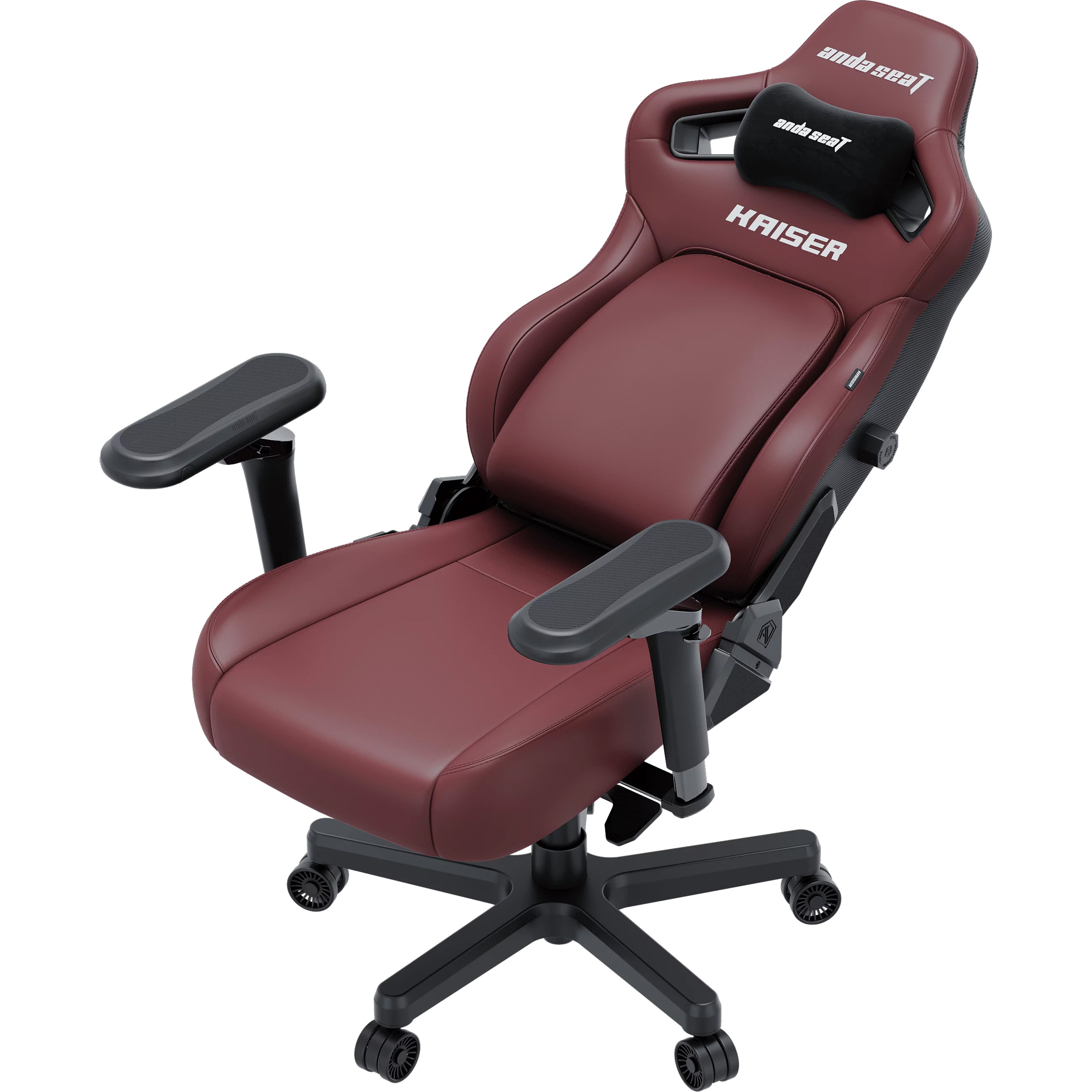 Крісло геймерське ANDA SEAT Kaiser 4 V2 PVC XL Maroon