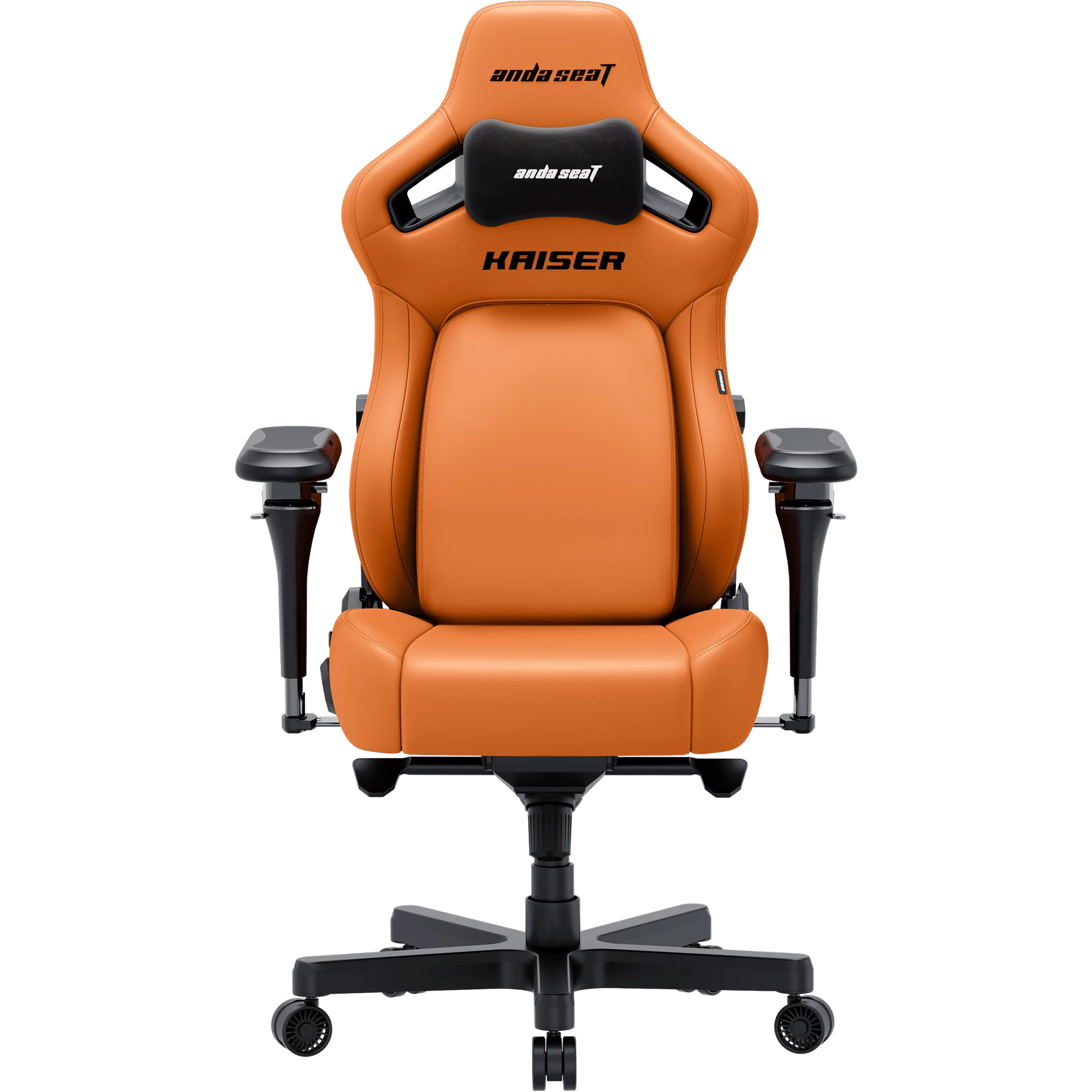 Крісло геймерське ANDA SEAT Kaiser 4 V2 PVC XL Orange