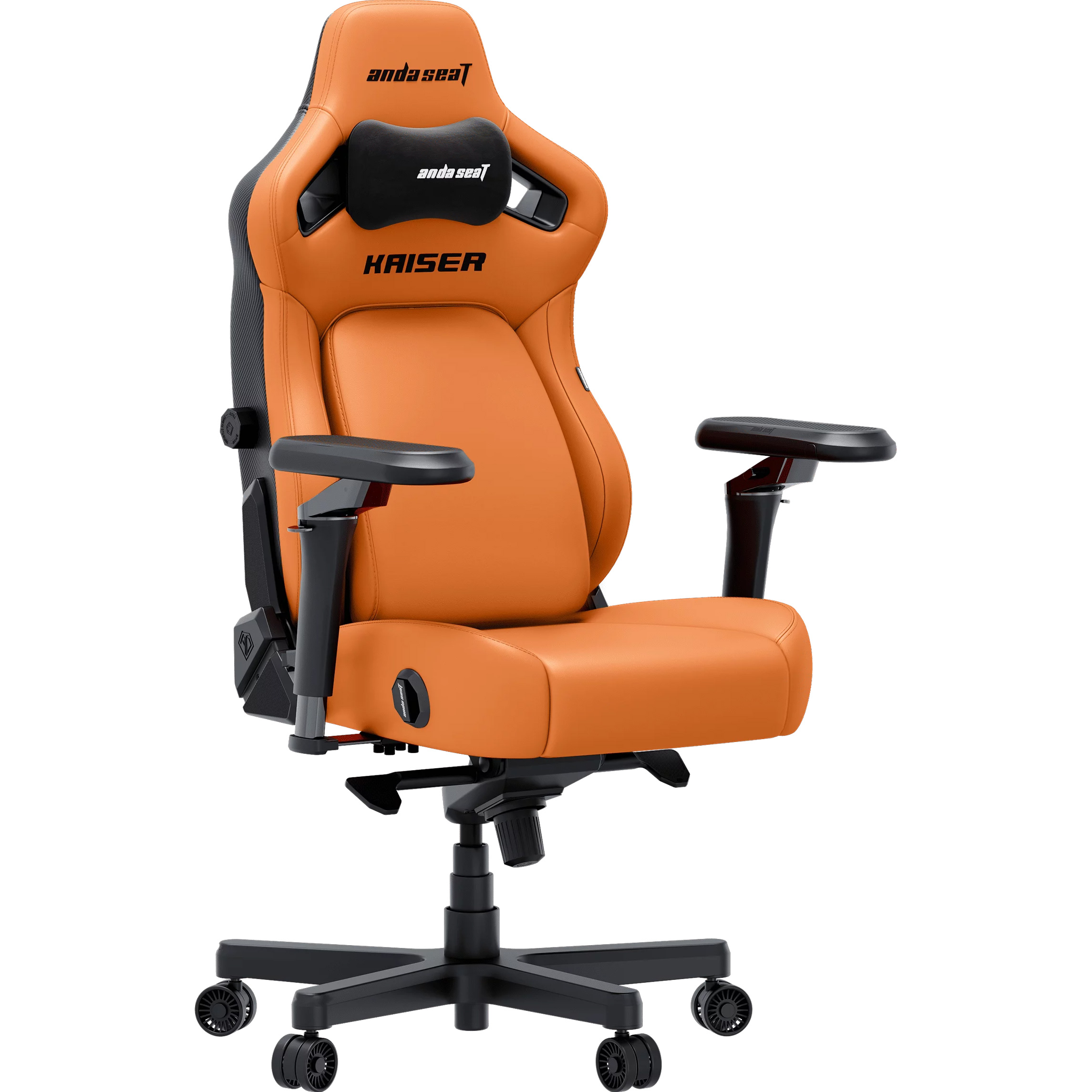 Крісло геймерське ANDA SEAT Kaiser 4 V2 PVC XL Orange