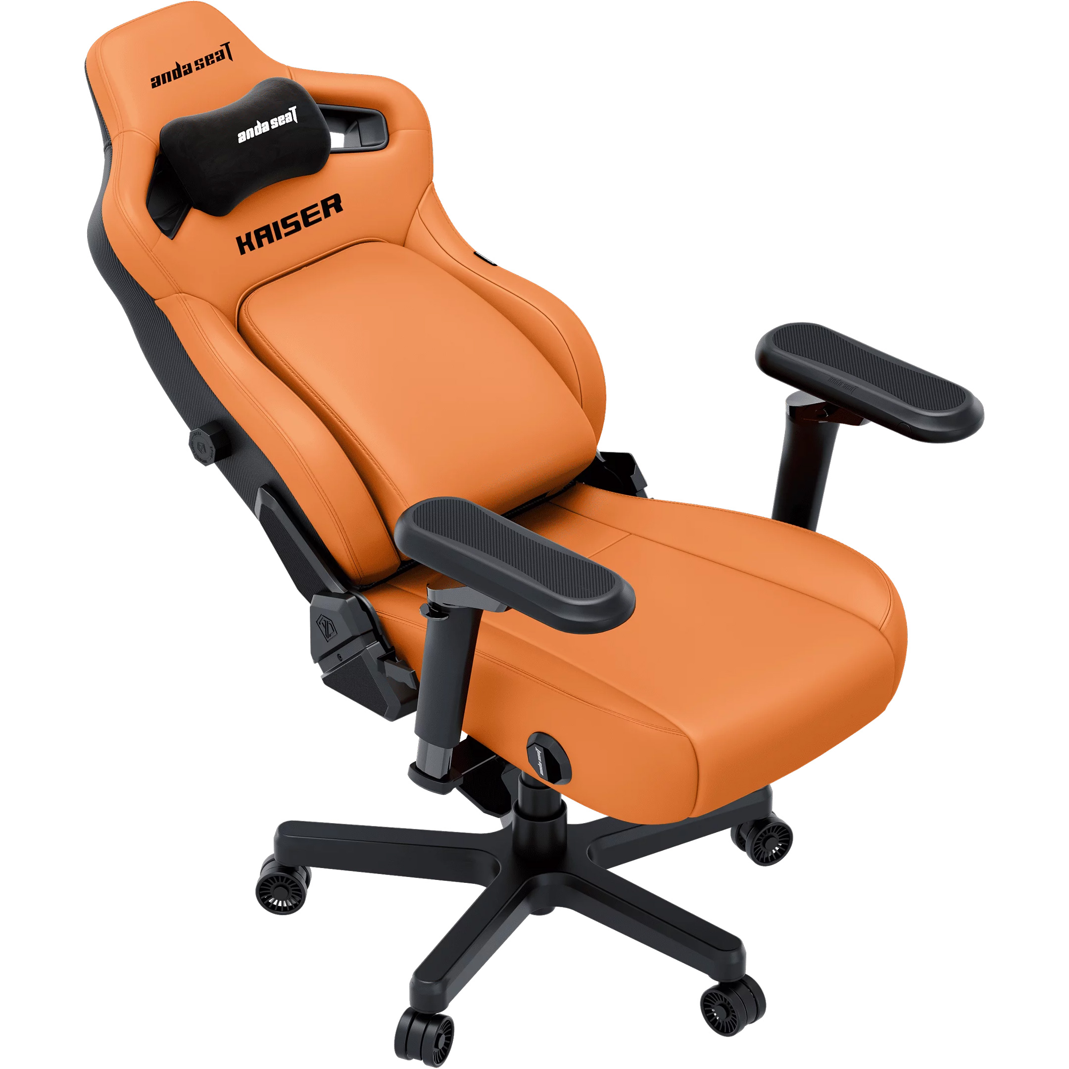 Крісло геймерське ANDA SEAT Kaiser 4 V2 PVC XL Orange