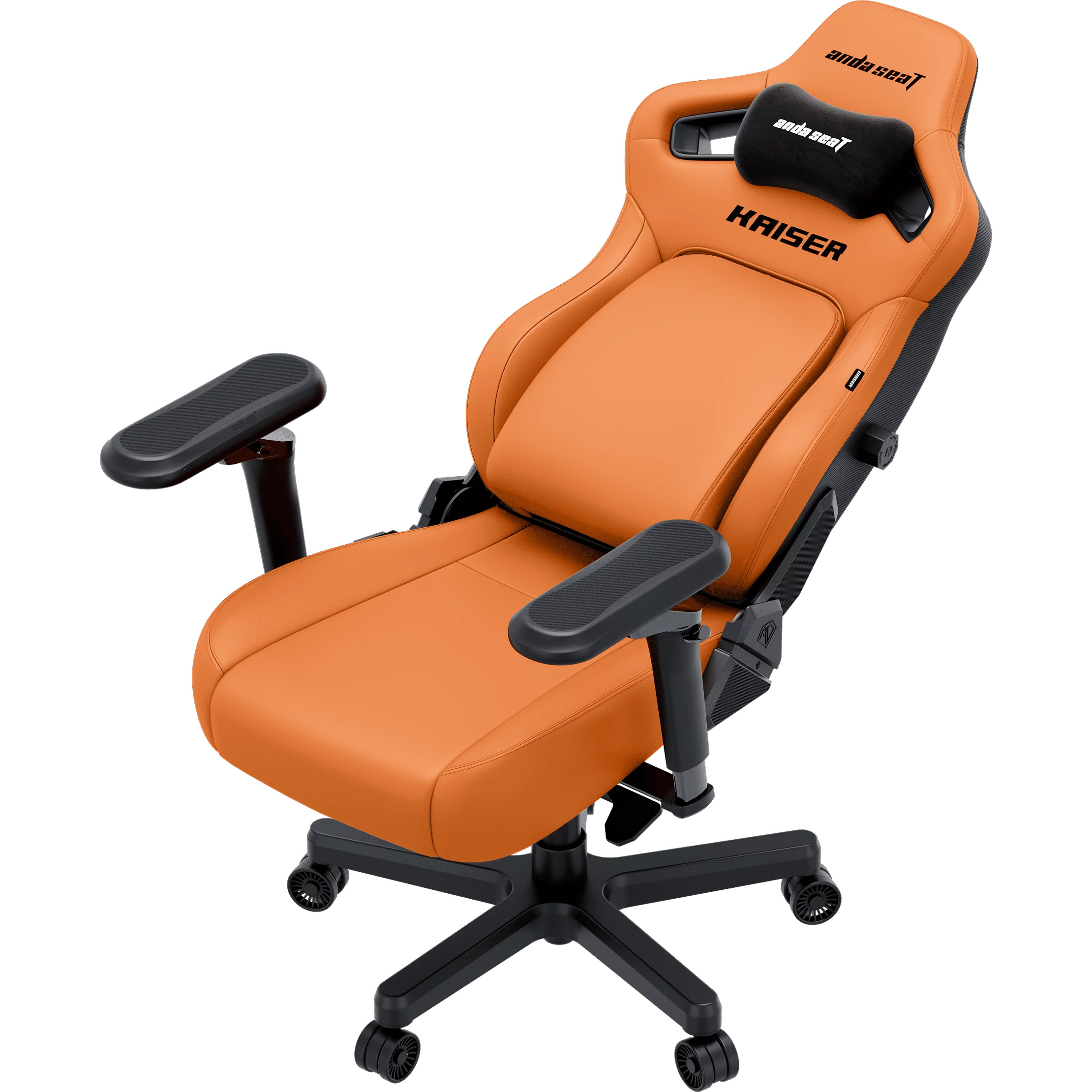 Крісло геймерське ANDA SEAT Kaiser 4 V2 PVC XL Orange