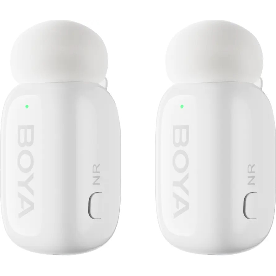 Бездротовий петличний мікрофон BOYA Mini-13 Tiniest Wireless Microphone Lightning & USB-C Connectors White