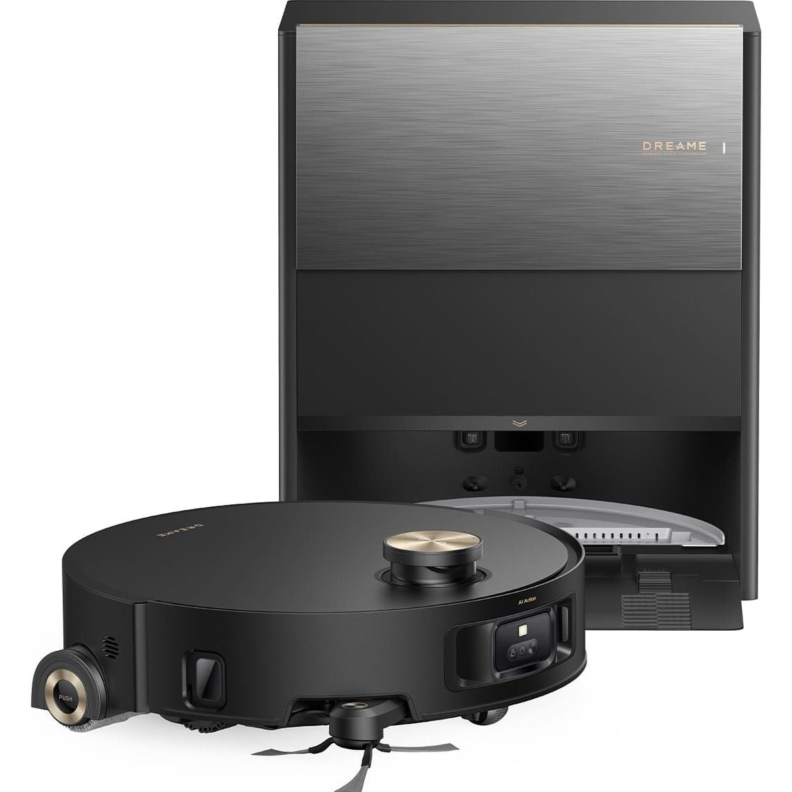 Робот-пилосос DREAME Aqua 10 Roller Black (RLH31CE-BL)