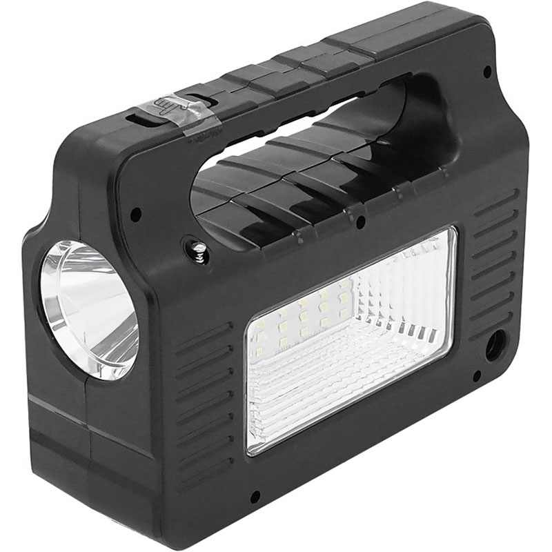 Ліхтар кемпінговий з BT-колонкою VOLTRONIC EP-0138 with Solar Panel + LED Lamp Black