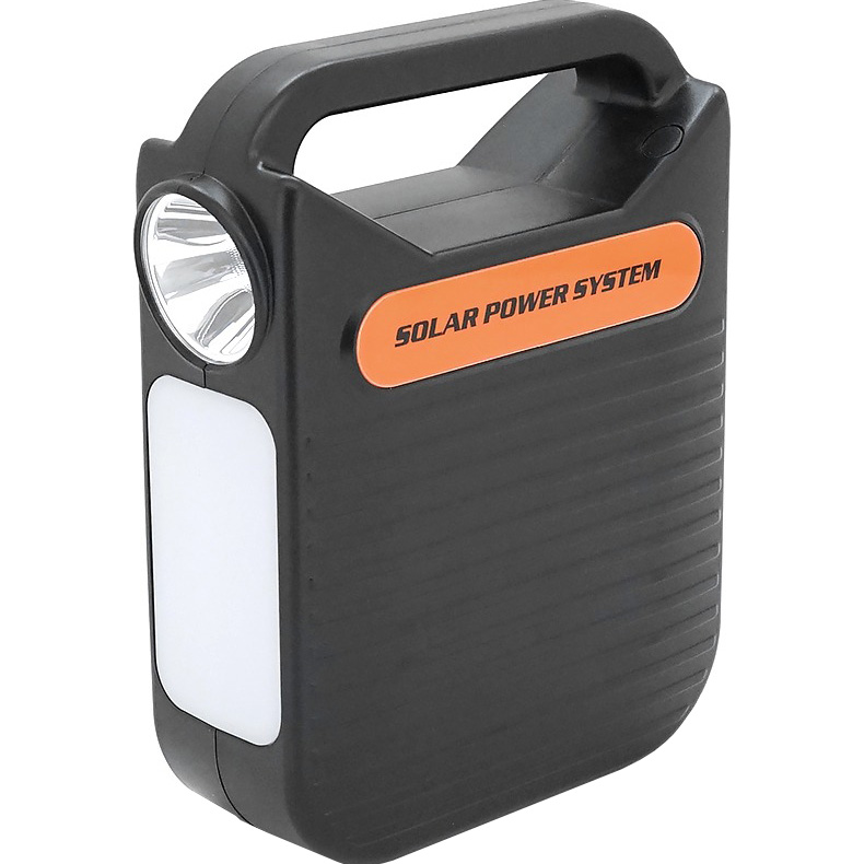 Ліхтар кемпінговий з BT-колонкою VOLTRONIC EP-391 with Solar Panel + LED Lamp Black
