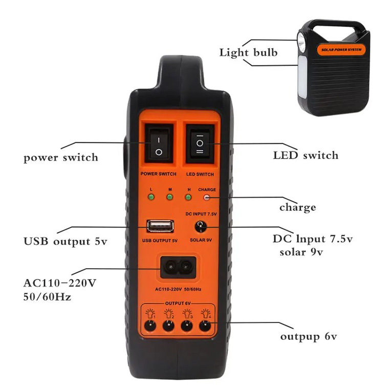 Ліхтар кемпінговий з BT-колонкою VOLTRONIC EP-391 with Solar Panel + LED Lamp Black