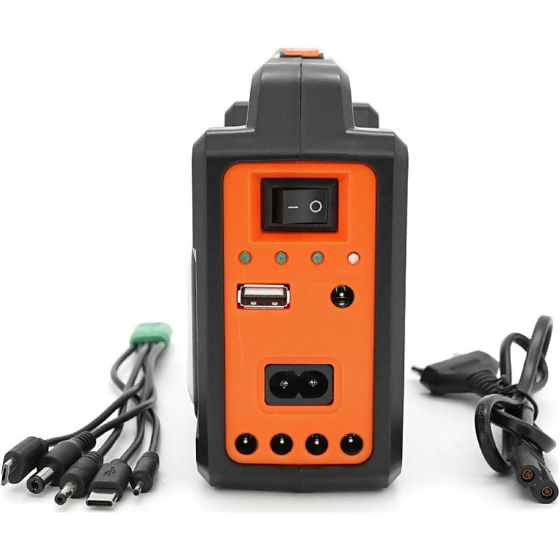 Ліхтар кемпінговий з BT-колонкою VOLTRONIC EP-392 with Solar Panel + LED Lamp Black