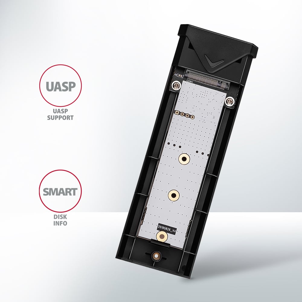 Карман внешний AXAGON Black Arrow Box NVMe PCIe M.2 to USB3.2
