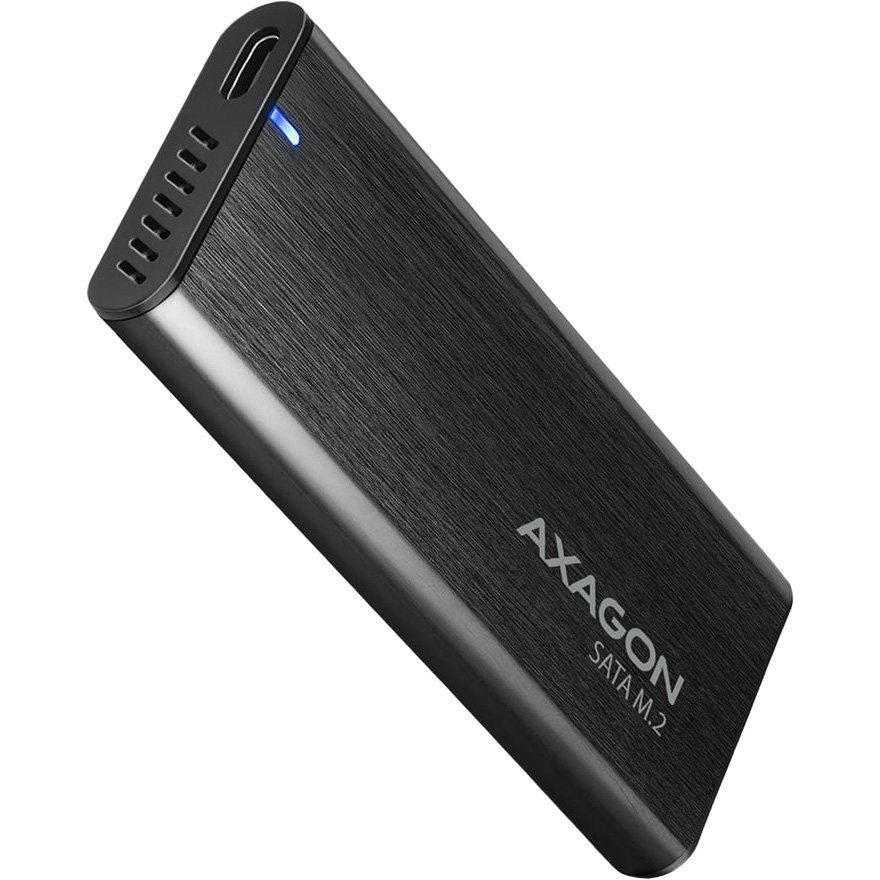 Карман внешний AXAGON SuperSpeed+ Raw Box M.2 SSD to USB3.2 Black (EEM2-SBC)