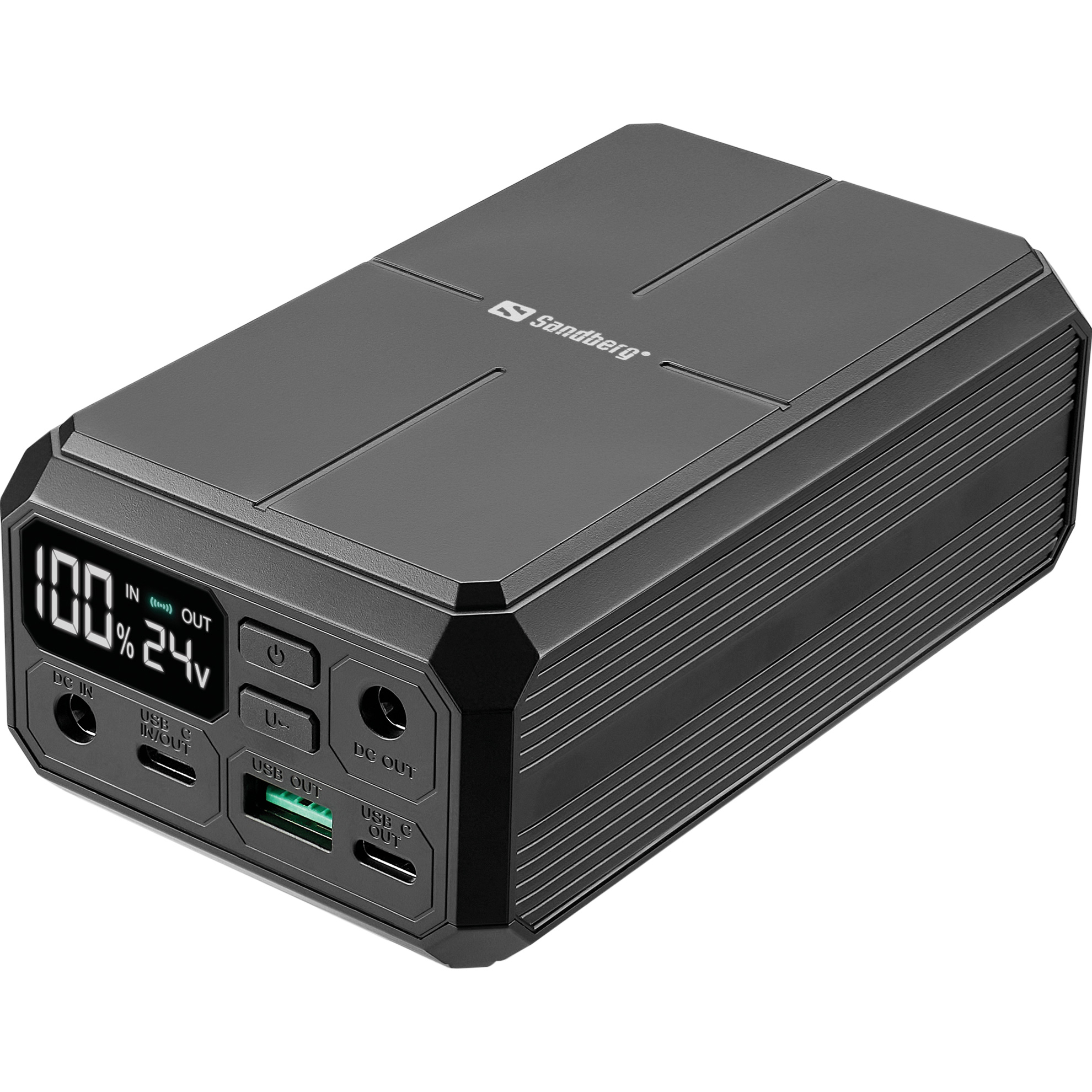 Повербанк з бездротовою зарядкою SANDBERG Laptop Powerbank 100W 27000mAh (421-13)