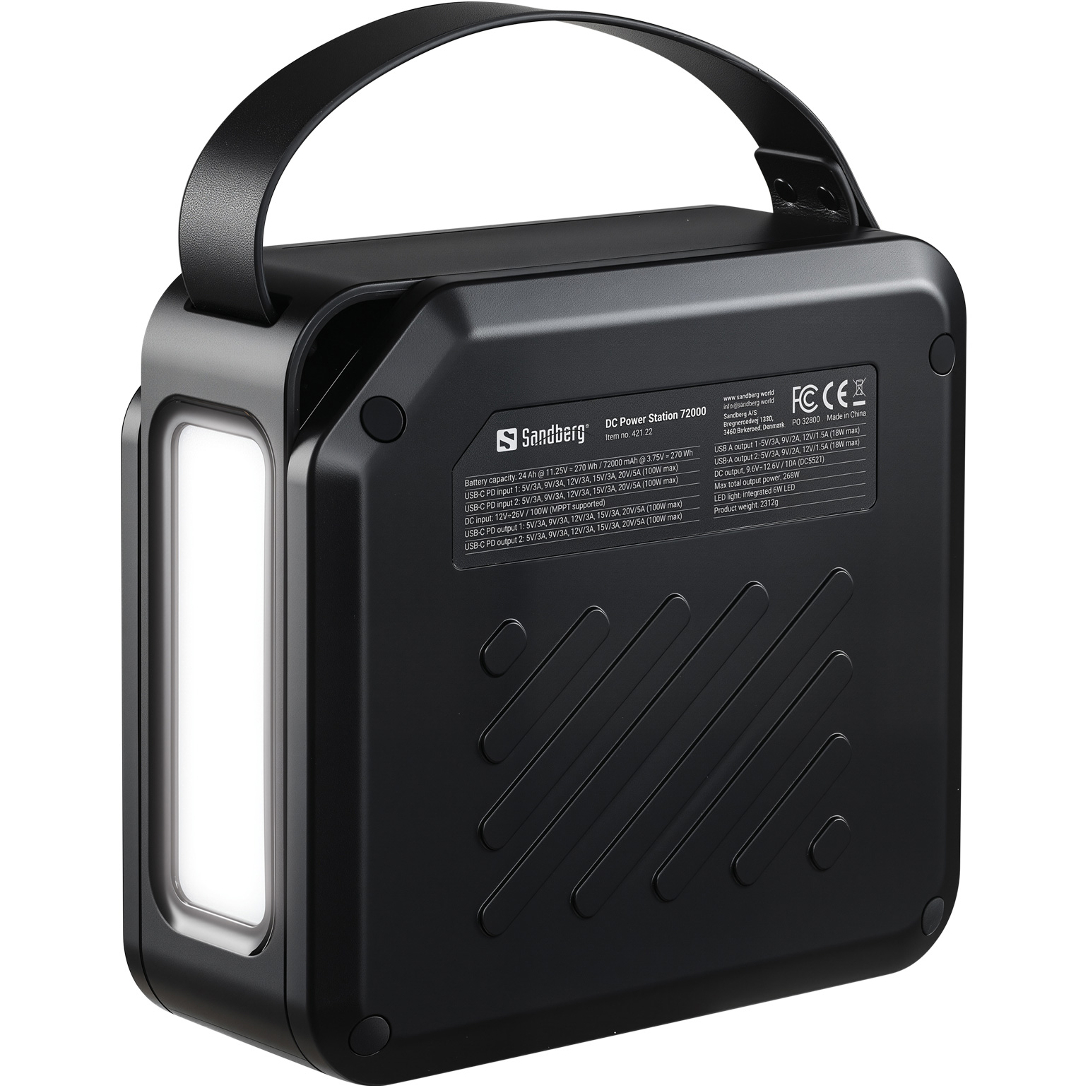 Повербанк SANDBERG DC Power Station 268W 72000mAh (421-22)