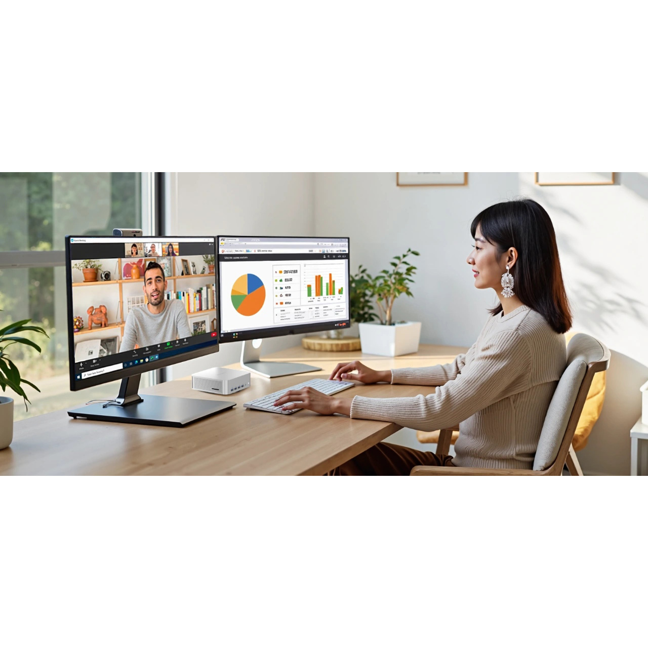 Неттоп GEEKOM A9 Max (RAI 9 HX 370 2GHz/32GB/SSD 1TB/WF7/BT/W11P) (GMA9MAXRAI9HX370-321T-EU)