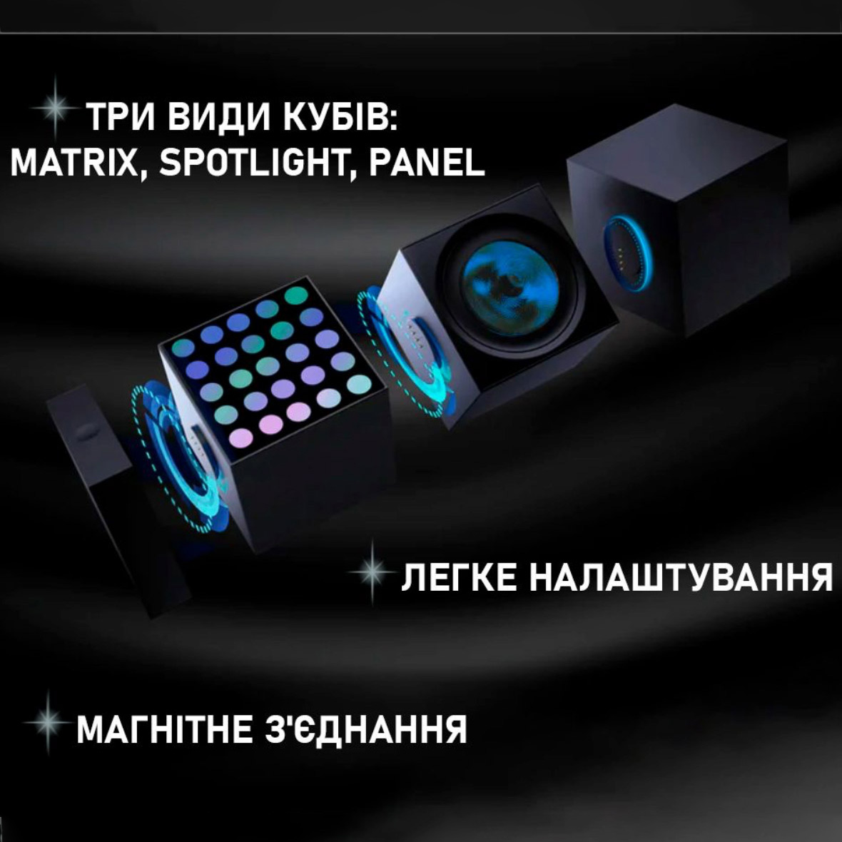 Смарт-світильник для вечірок YEELIGHT Cube Spot Extension (YLFWD-0005)