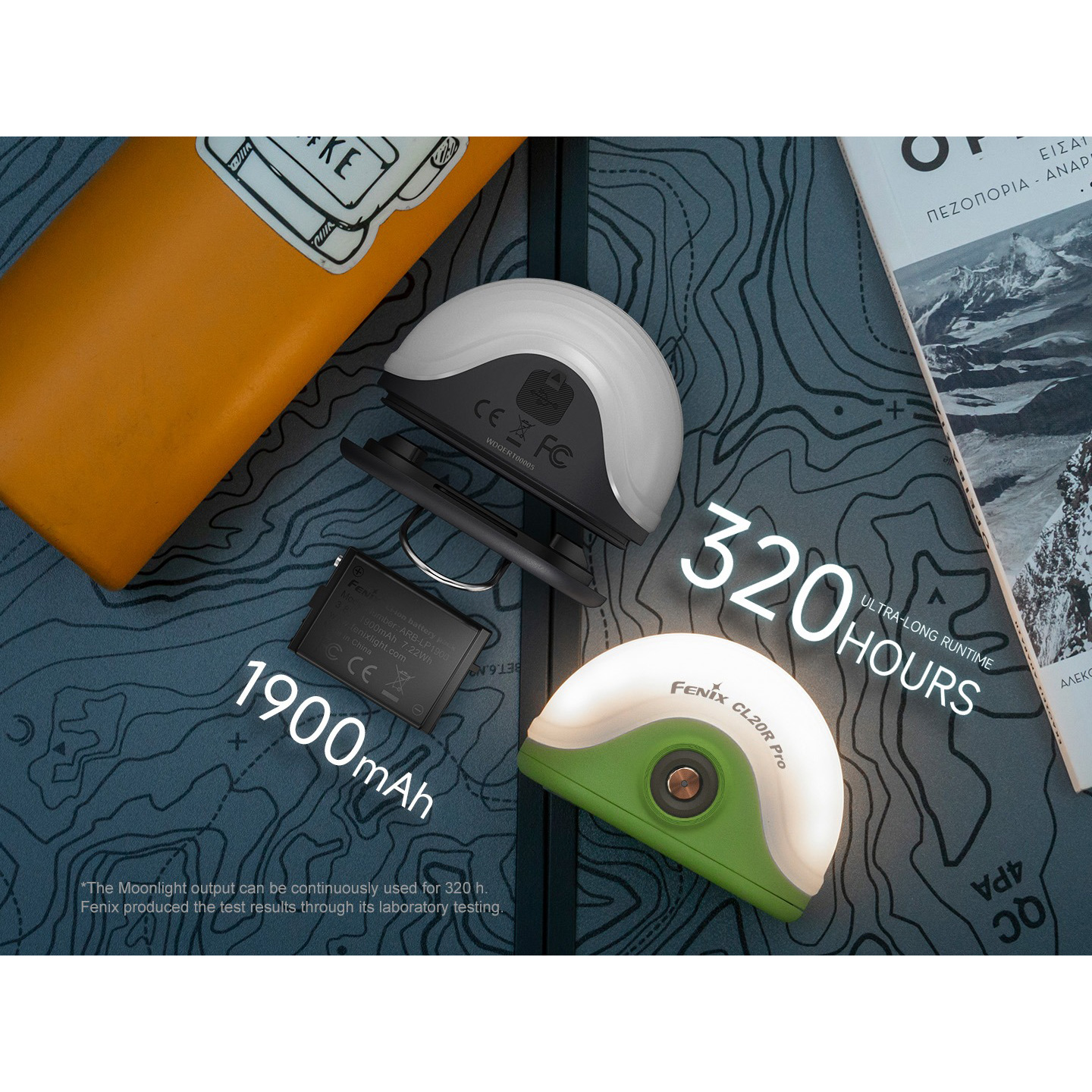 Фонарь кемпинговый FENIX CL20R Pro Midnight Black