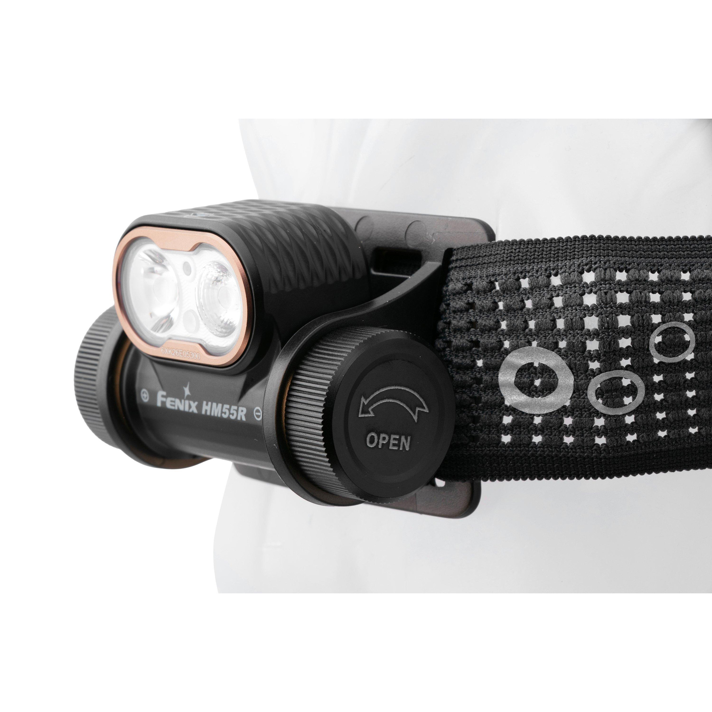 Фонарь налобный FENIX HM55R Black
