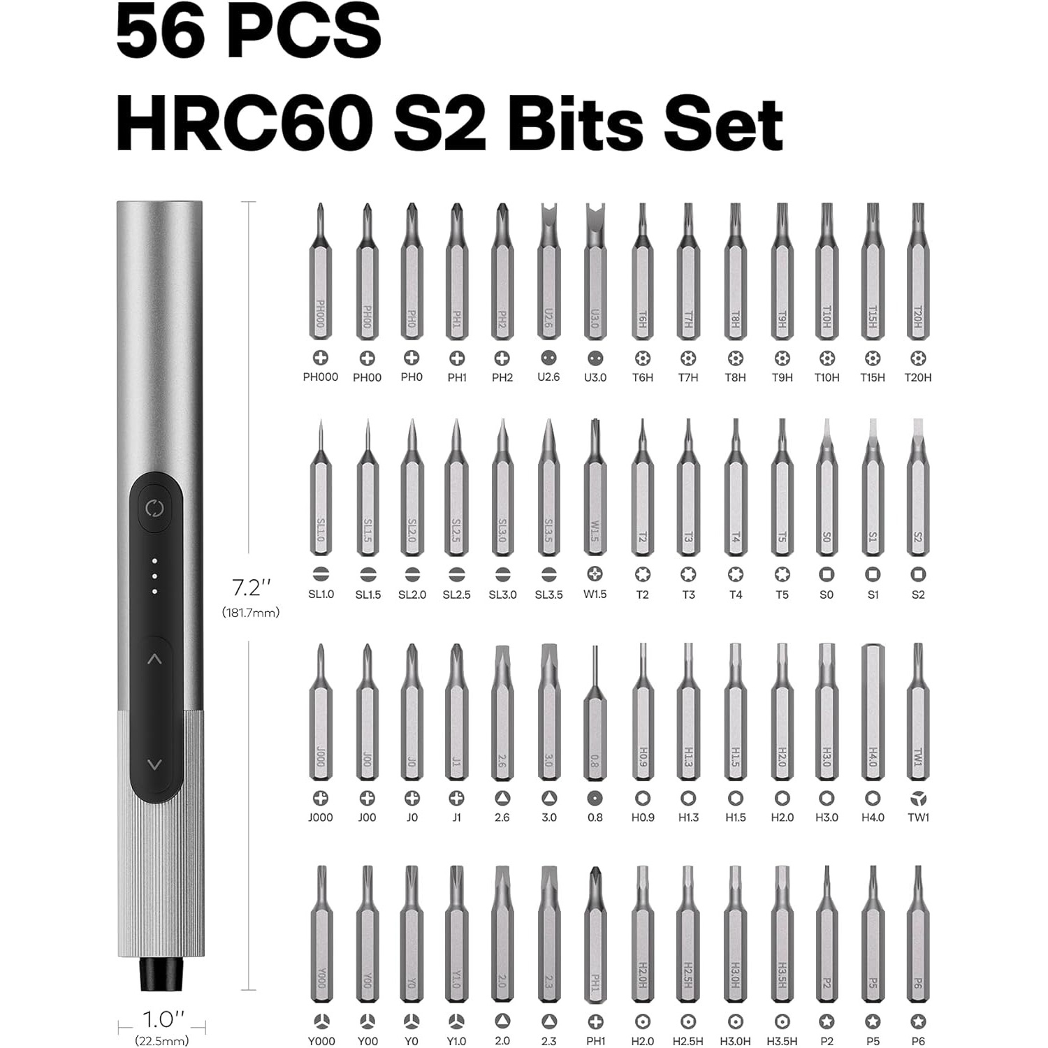 Електровикрутка HOTO Snapbloq S-A01 Electric Precision Screwdriver Master Set (QWLSA002)