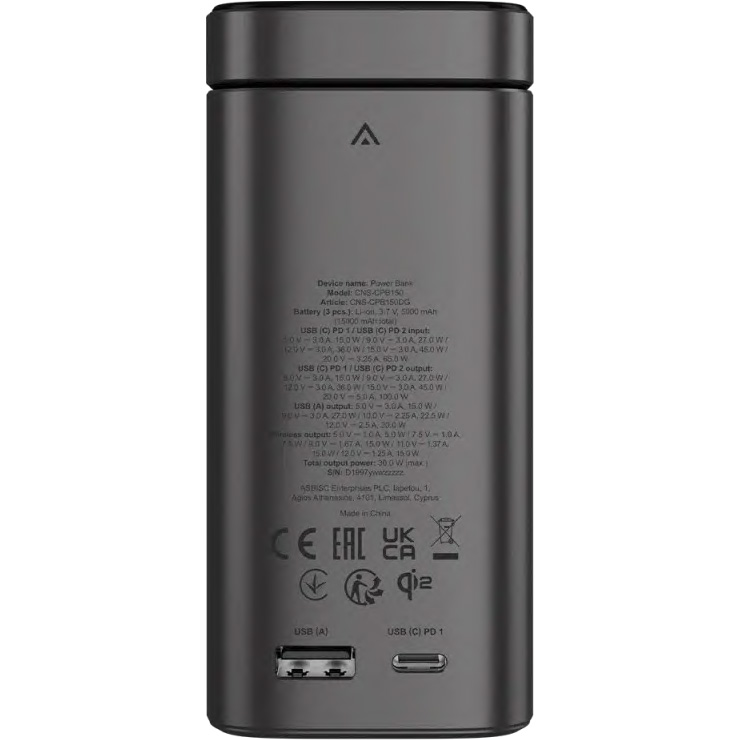 Повербанк CANYON OnPower 150 100W 15000mAh