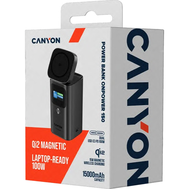 Повербанк CANYON OnPower 150 100W 15000mAh