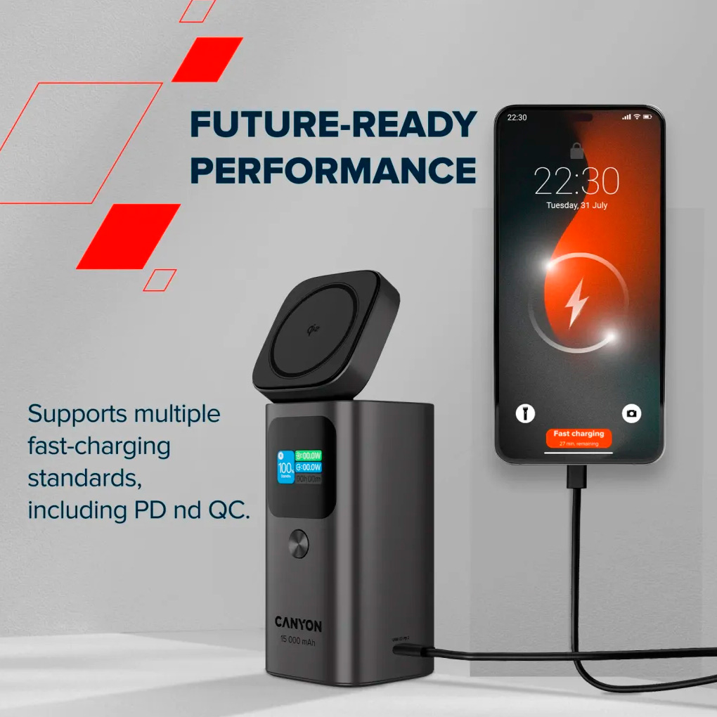 Повербанк CANYON OnPower 150 100W 15000mAh