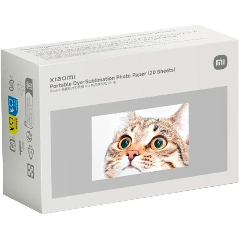 Фотопапір самоклеючий XIAOMI Portable Dye-Sublimation Photo Paper 5x7.6см 20л (BHR082NGL)