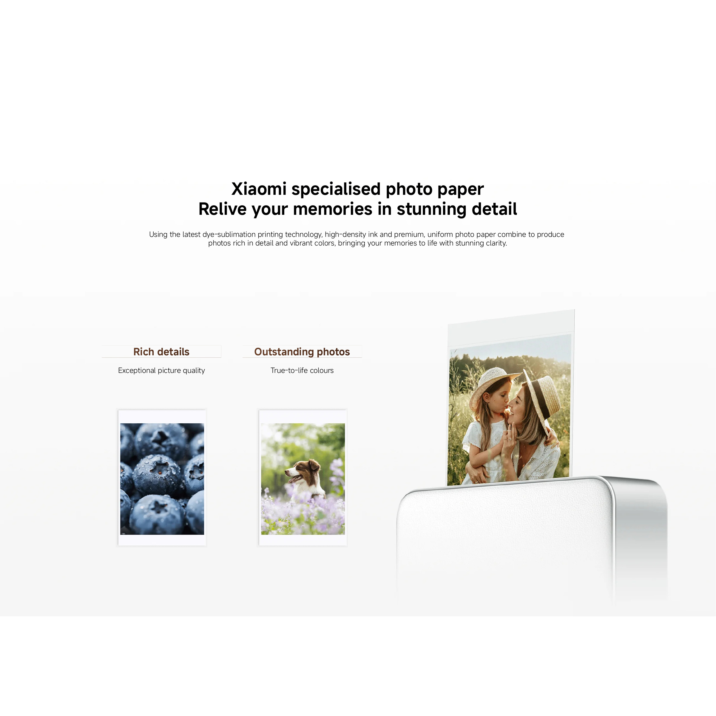 Фотопапір самоклеючий XIAOMI Portable Dye-Sublimation Photo Paper 5x7.6см 20л (BHR082NGL)