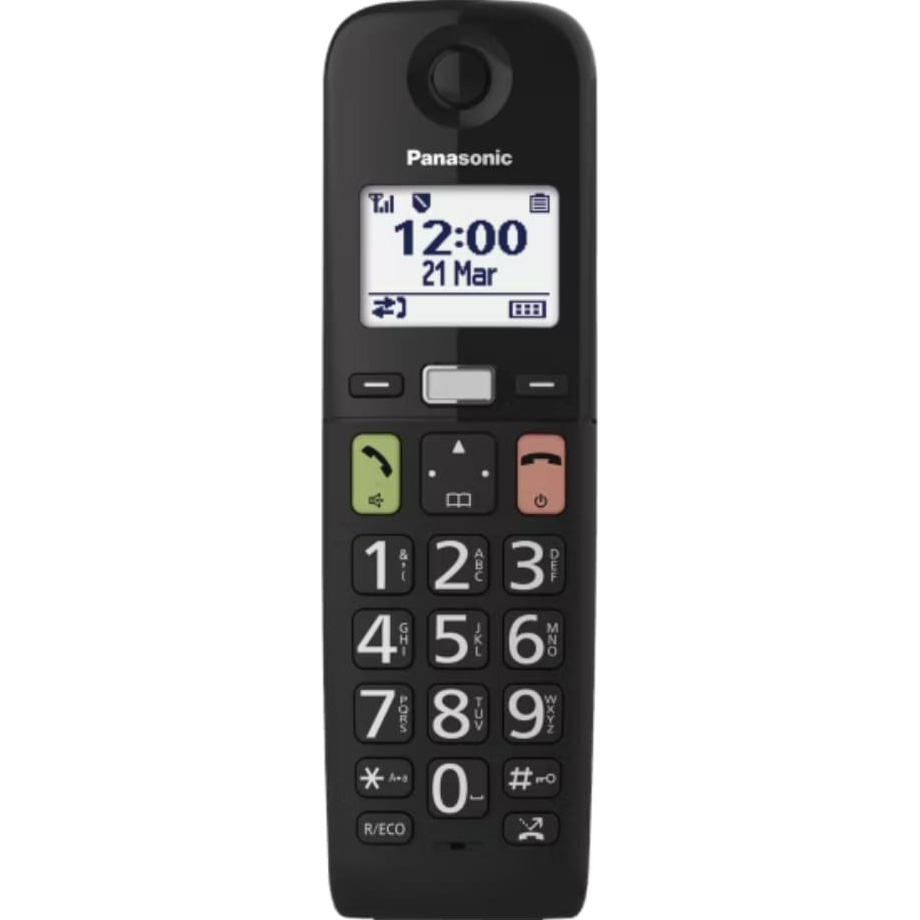 DECT телефон PANASONIC KX-TGU110UAB Black