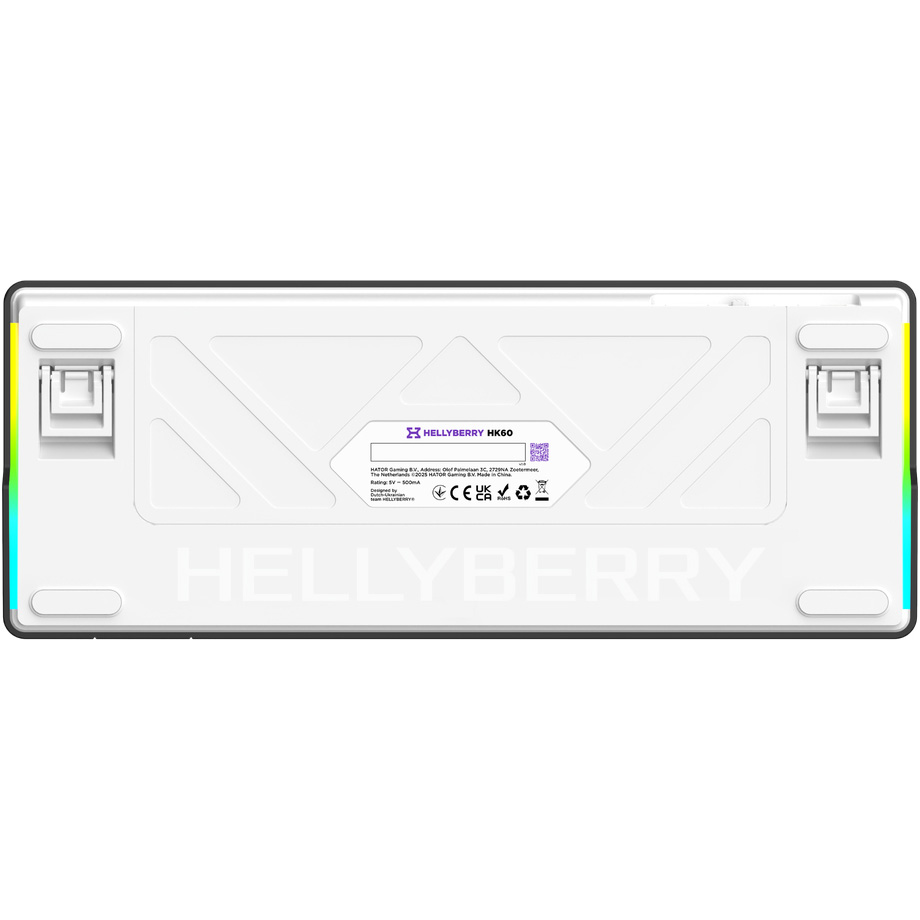 Клавиатура HATOR Hellyberry HK60 Linear Switch White/Violet