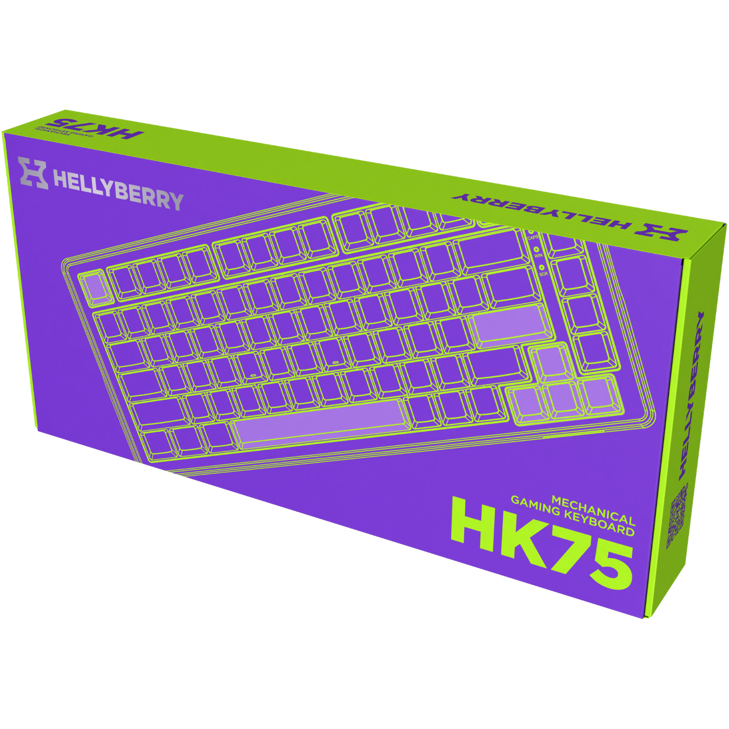 Клавиатура HATOR Hellyberry HK75 Linear Switch White/Violet