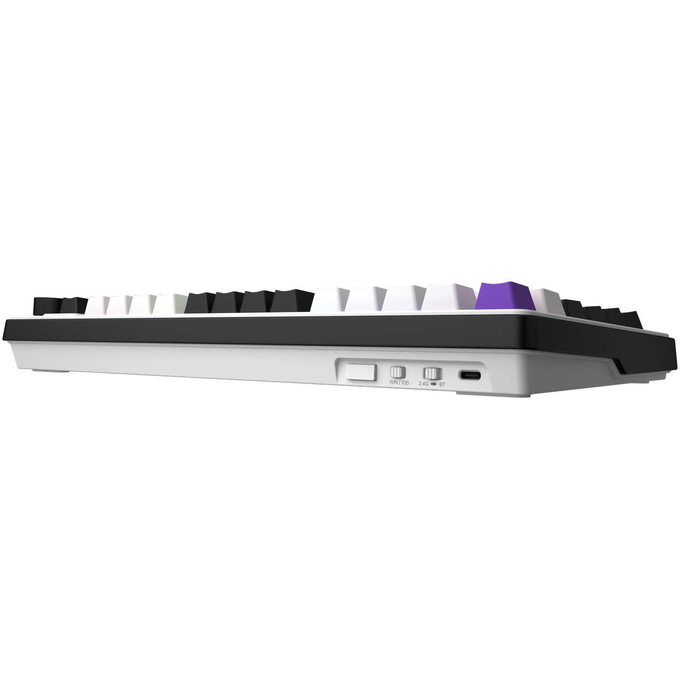 Клавіатура бездротова HATOR Hellyberry HK75 Wireless Linear Switch White/Violet