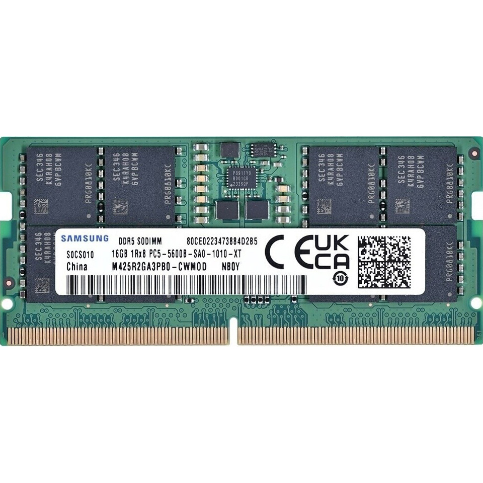 Модуль пам'яті SAMSUNG SO-DIMM DDR5 5600MHz 16GB (M425R2GA3PB0-CWM)