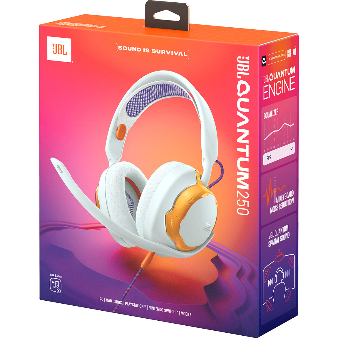 Наушники геймерские JBL Quantum 250 Teal