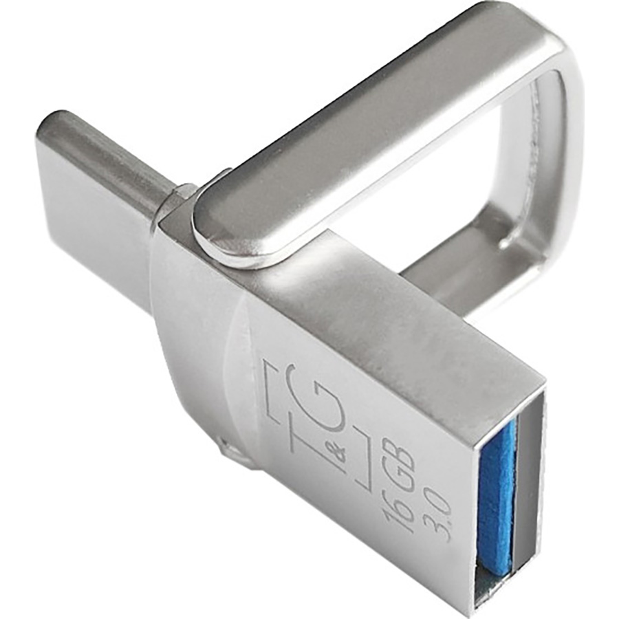 Флэшка 16GB T&G 104 Metal Series USB 3.0 Type-C Silver (TG104TC-16G3)