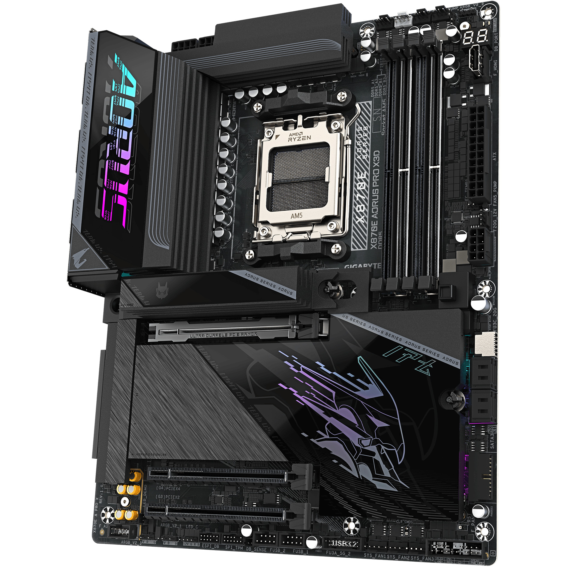 Материнская плата Gigabyte AORUS X870E Pro X3D
