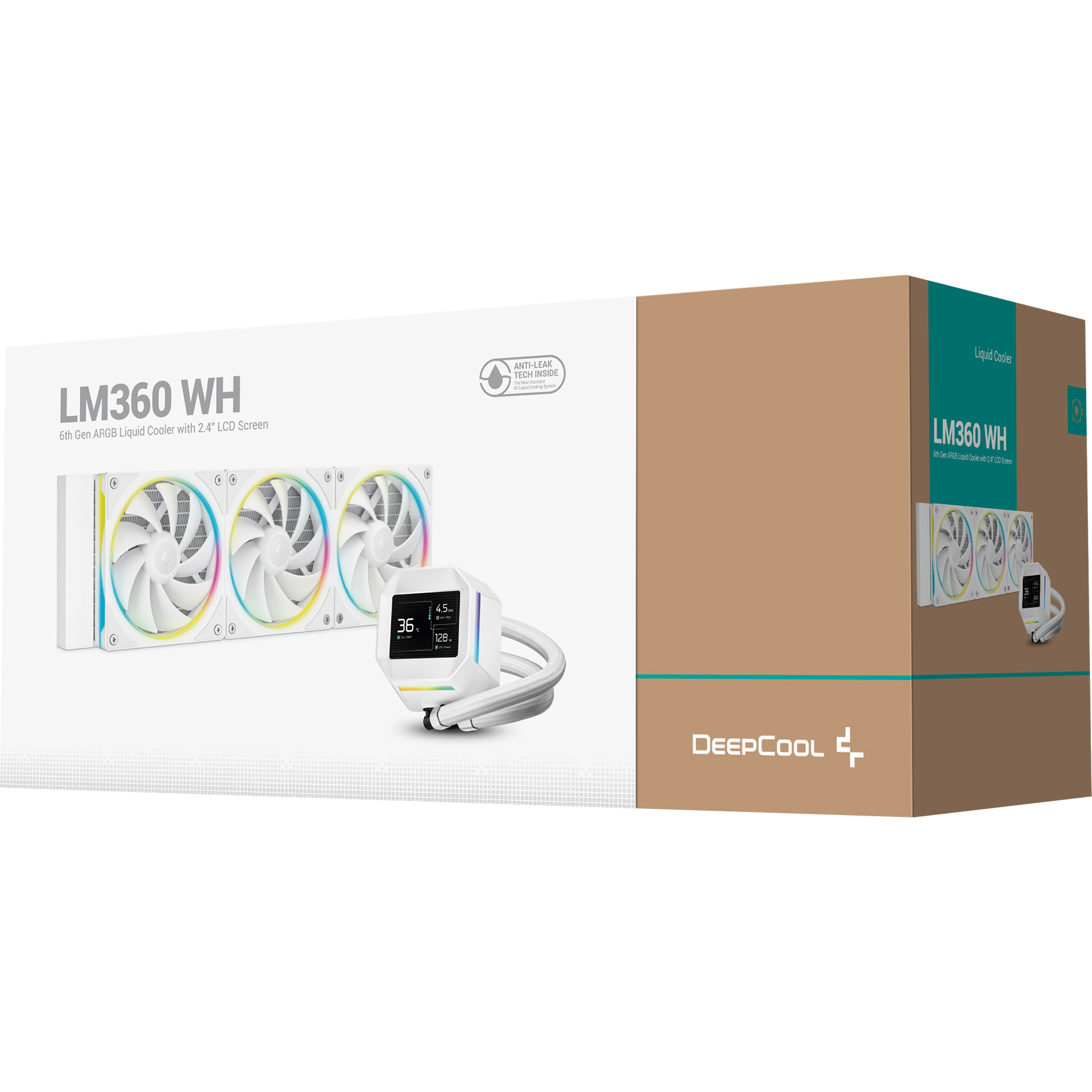 Система водяного охлаждения DEEPCOOL LM360 White (R-LM360-WHDMMC-1)
