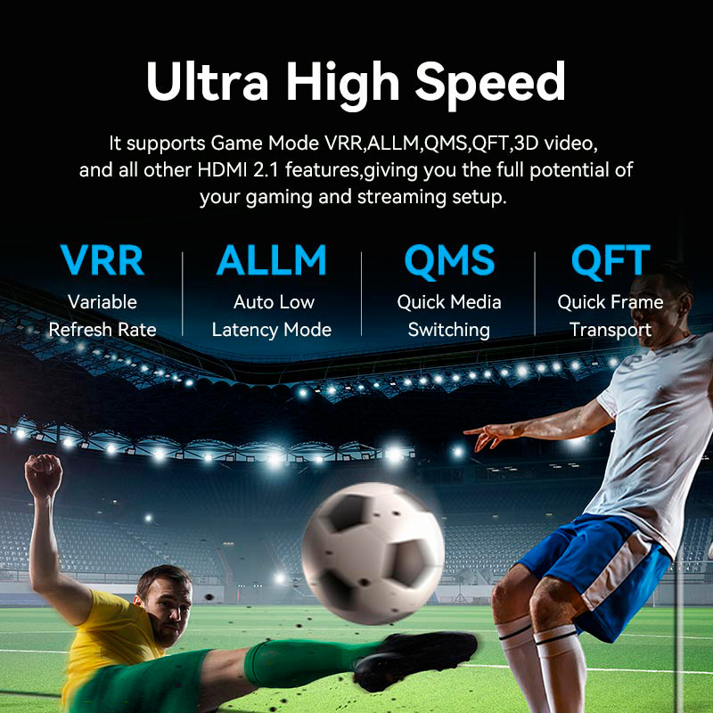 Кабель VENTION 8K 60Hz HDMI - Micro-HDMI v2.1 1м Green (AGKGF)