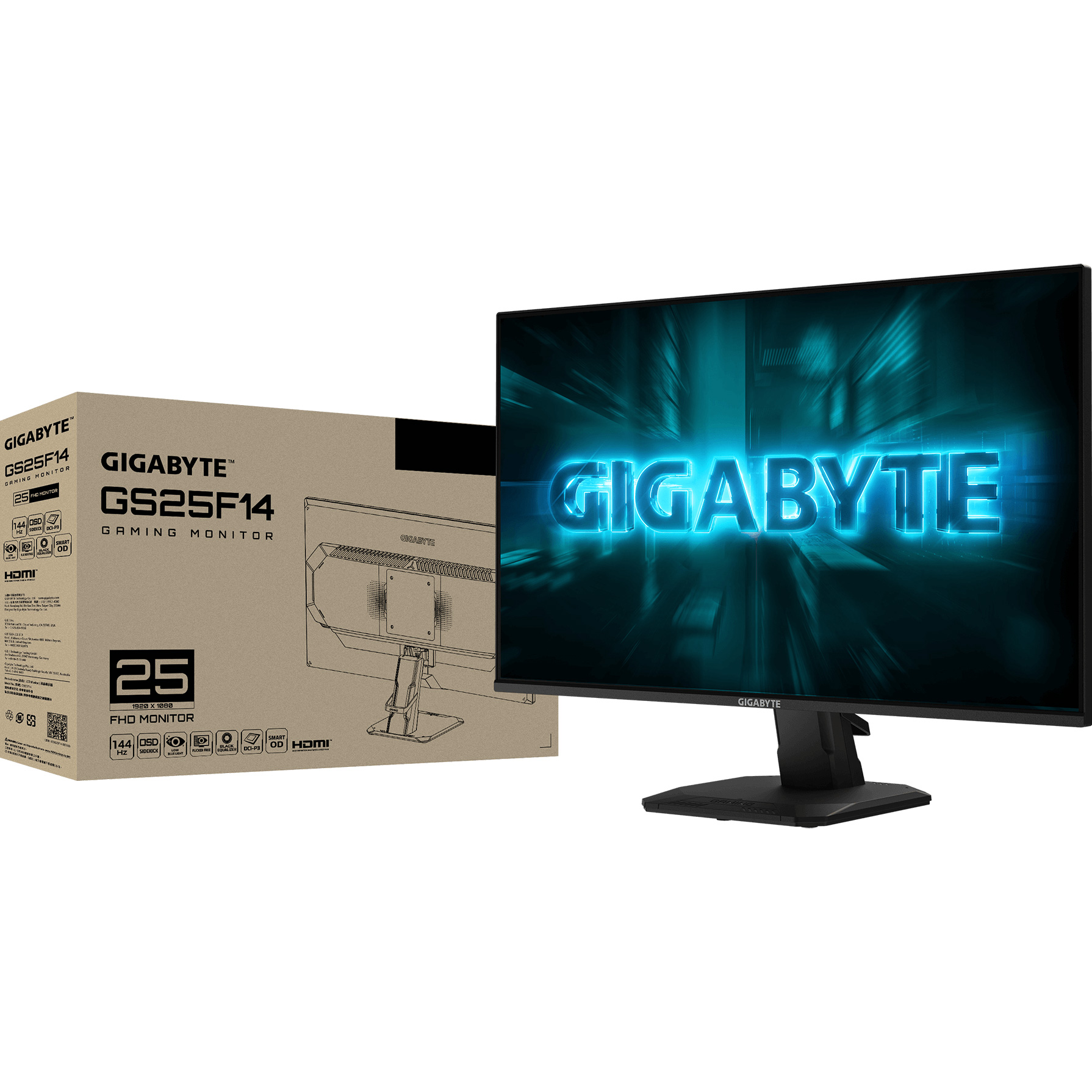 Монитор 24.5" GIGABYTE GS25F14