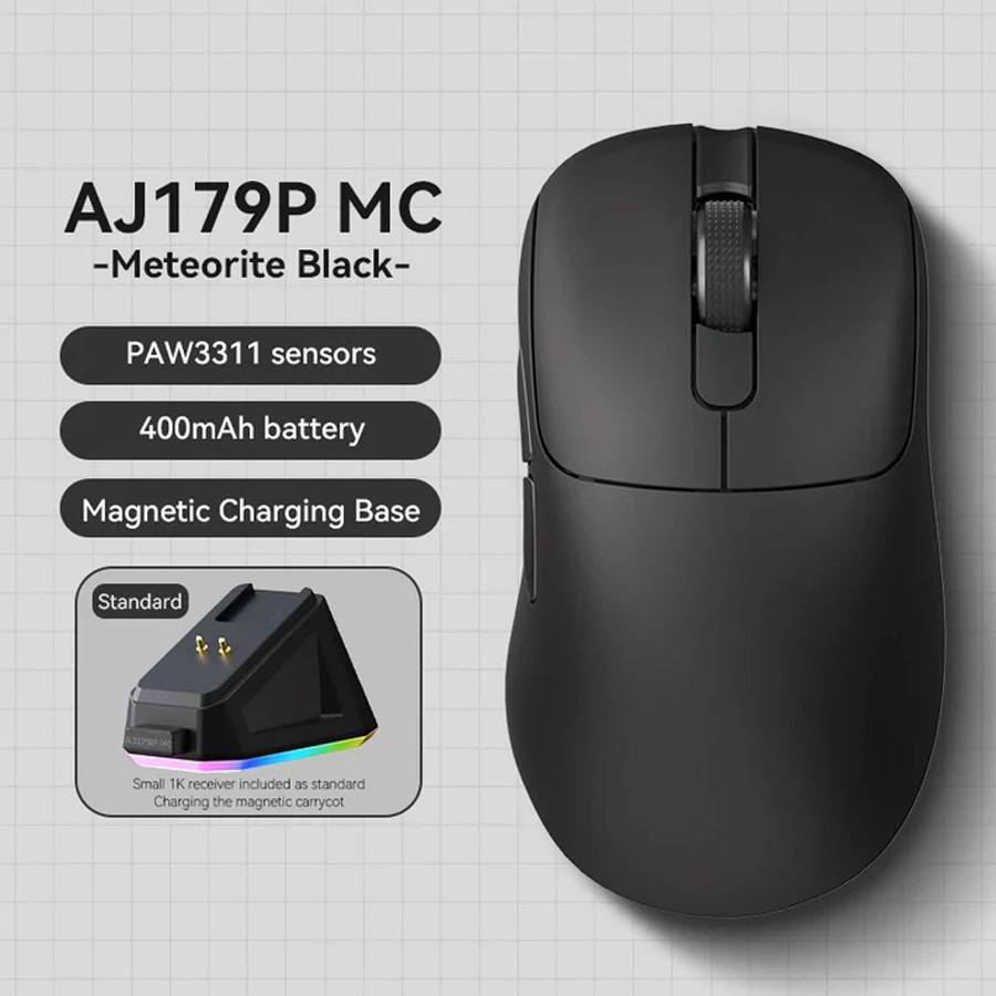 Мышь игровая AJAZZ AJ179P MC Meteorite Black