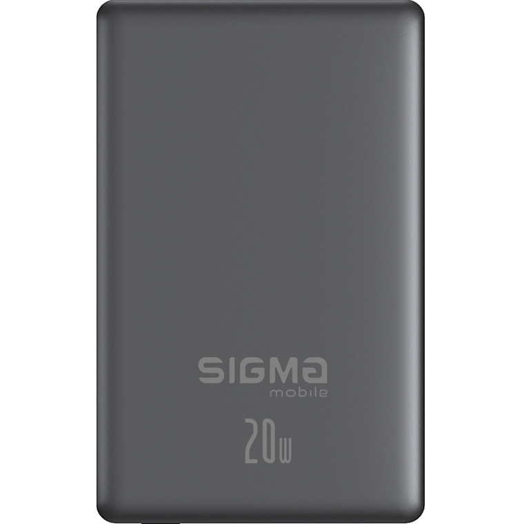 Повербанк MagSafe SIGMA MOBILE X-power SI10A7QL-MAG 20W 10000mAh Gray