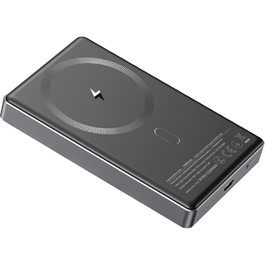 Повербанк MagSafe SIGMA MOBILE X-power SI10A7QL-MAG 20W 10000mAh Gray