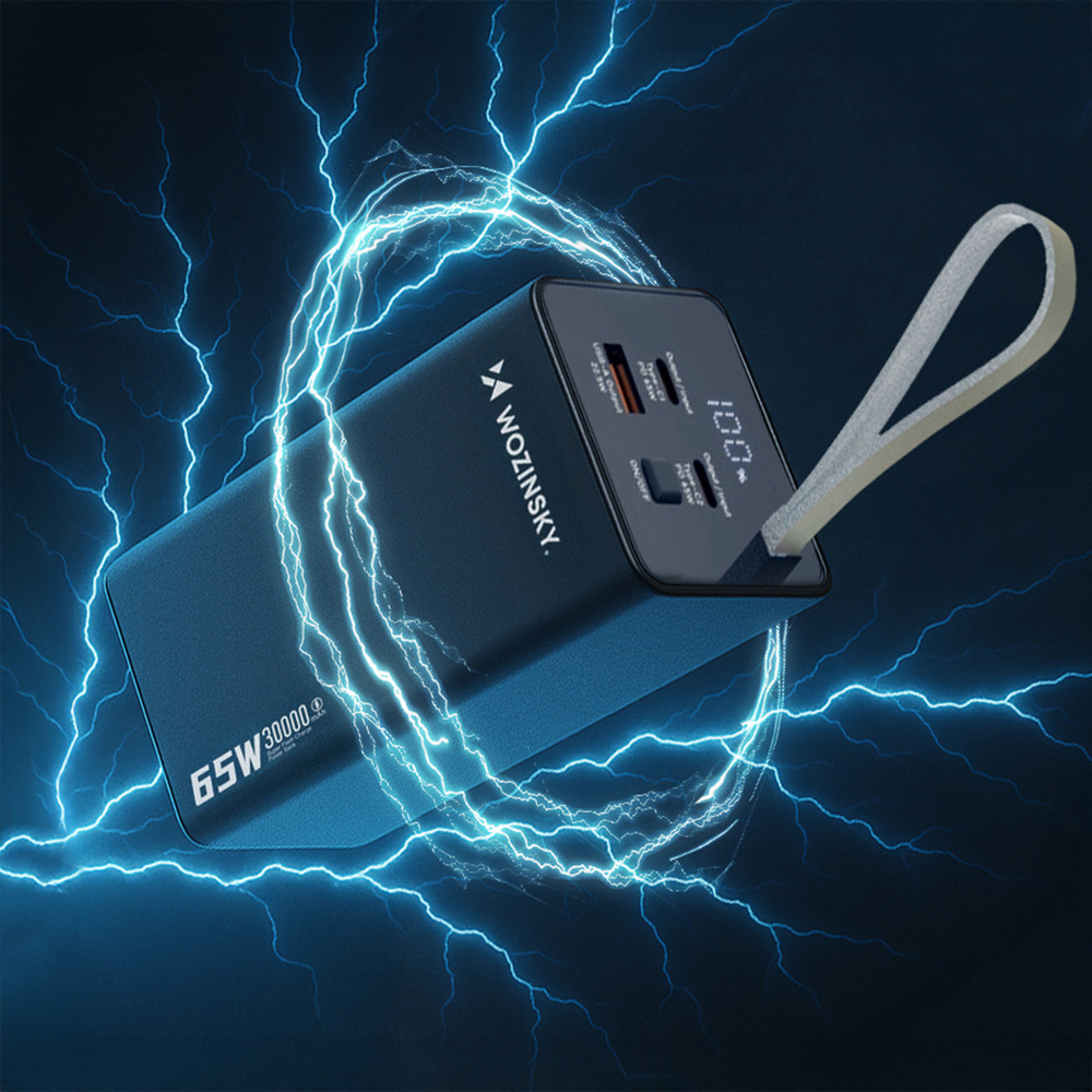 Повербанк WOZINSKY K65+ 65W 30000mAh (5907769364457)