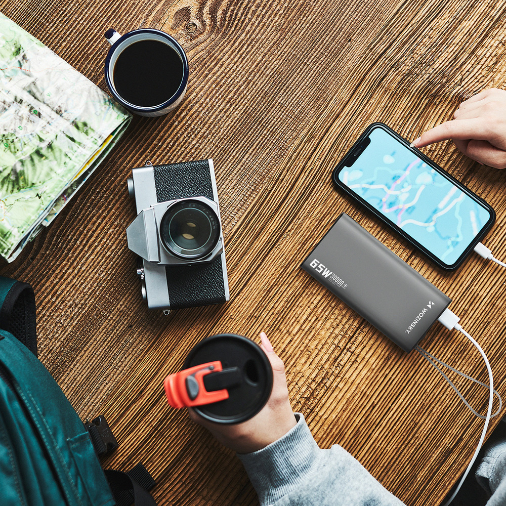 Повербанк WOZINSKY K65+ 65W 30000mAh (5907769364457)