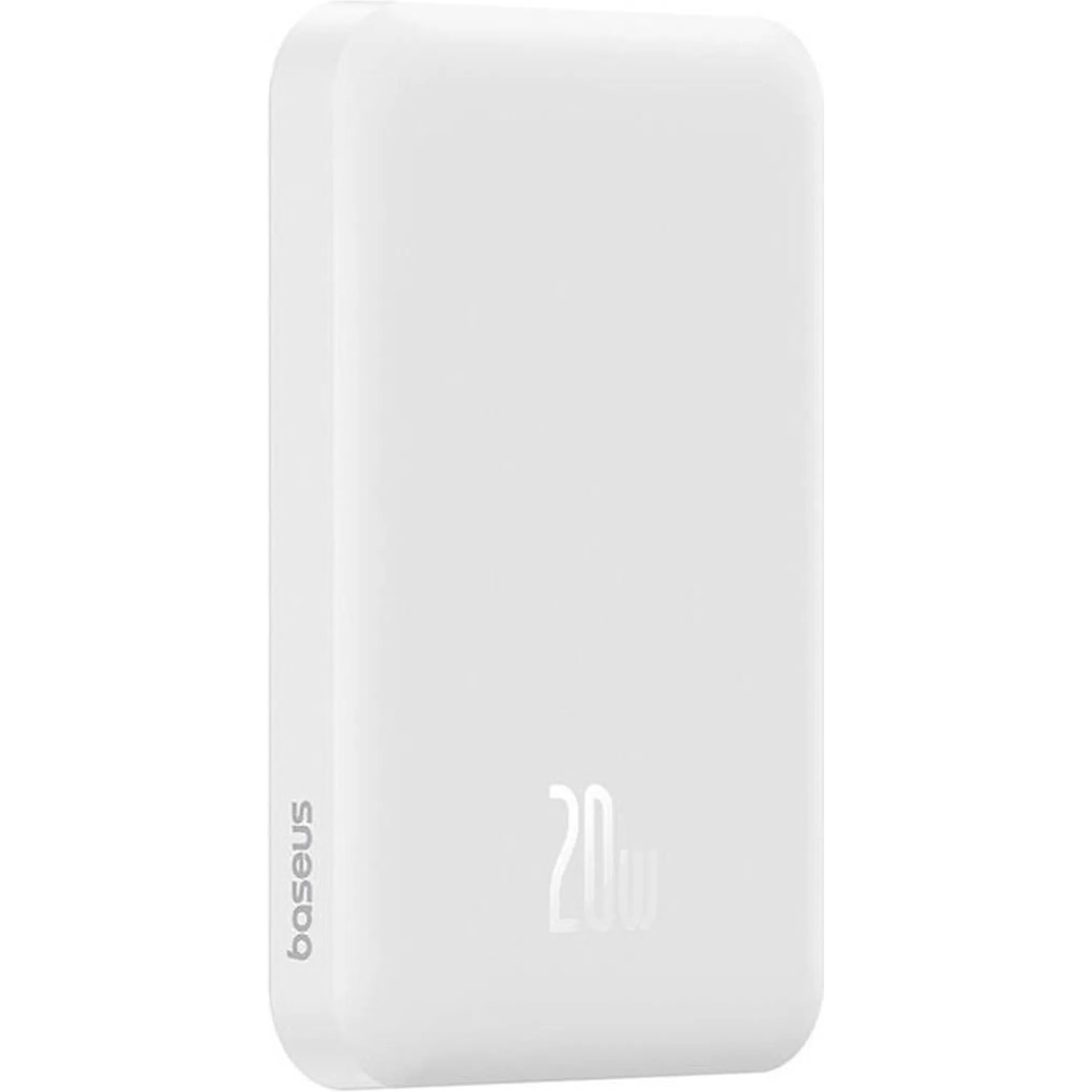 Повербанк з бездротовою зарядкою BASEUS Magnetic Mini Wireless Fast Charge 2in1 20W 5000mAh White (P10022107223-00)