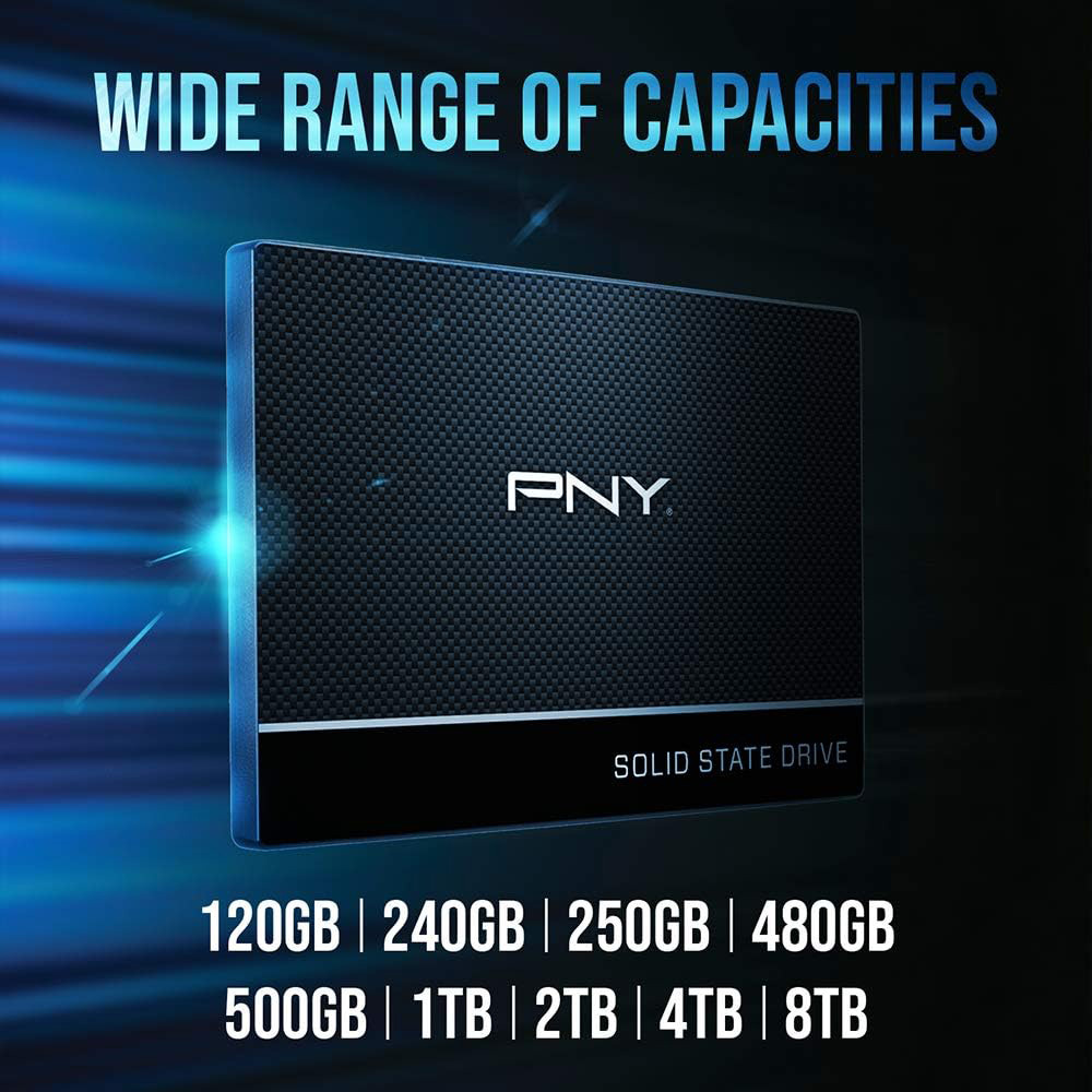 SSD диск PNY CS900 500GB 2.5" SATA (SSD7CS900-500-RB)