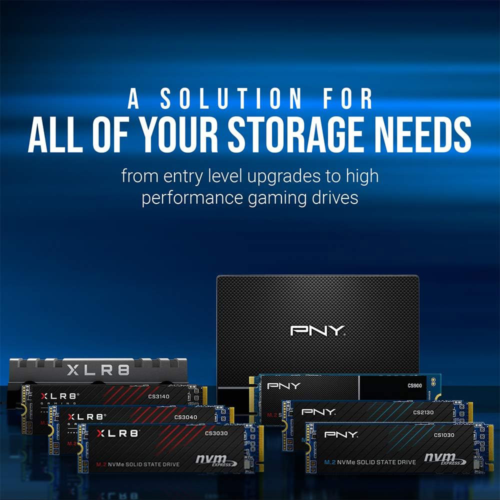 SSD диск PNY CS900 500GB 2.5" SATA (SSD7CS900-500-RB)