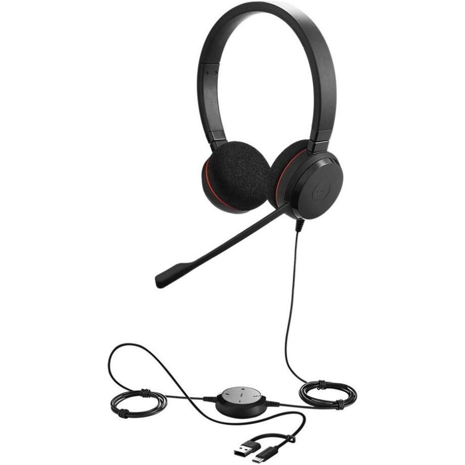 Гарнітура JABRA Evolve 20 SE MS Stereo USB-C/A Black (4999-823-369)