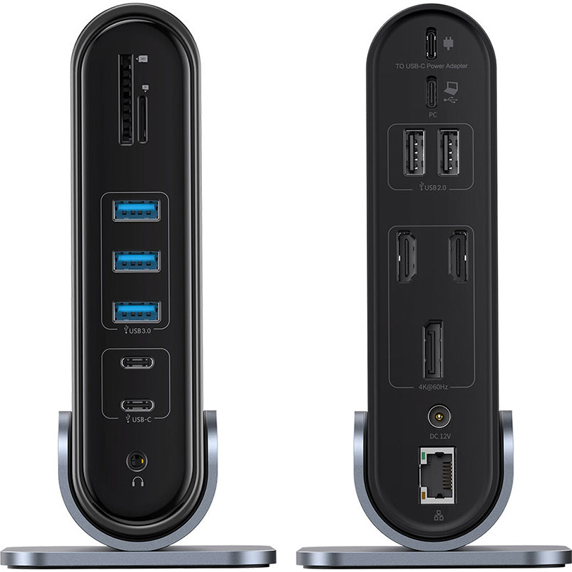 Док-станція BASEUS UnionJoy 17-Port Triple-Display Docking Station (B00532304811-00)